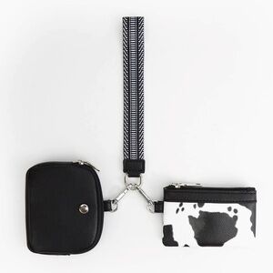 Mini Wallet - Cow Print